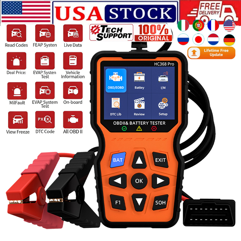 NEW Upgraded OBD2 Scanner Code Reader Car Check Engine Fault Diagnostic Tool