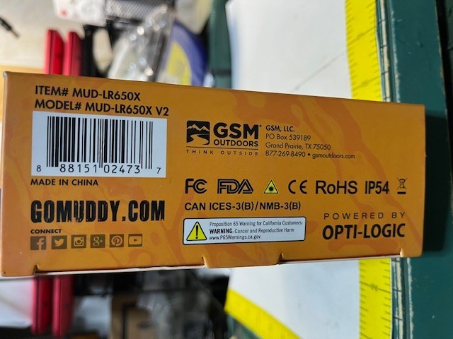 Muddy MUD-LR650X HD Laser Range Finder
