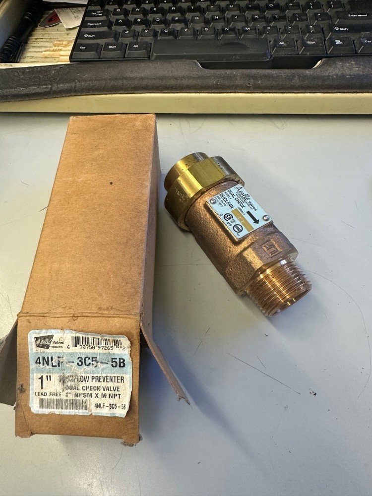 Apollo 1" Dual Check Backflow 4NLF-3C5-5B