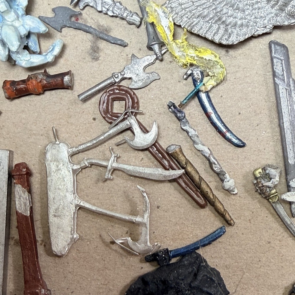 Games Workshop Ral Partha Bits Spares Extras Weapons Shield Misc Metal Grenadier