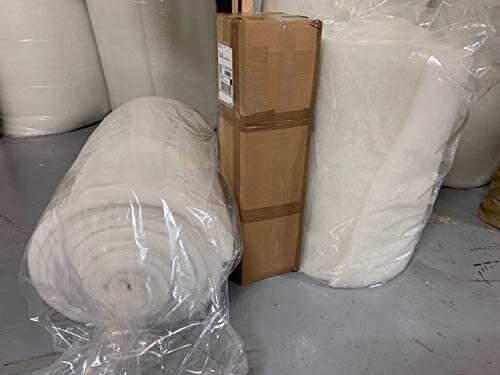 Bonded Dacron Polyester Batting, 1" x 30". Note: Thickness Is Before Vacuum