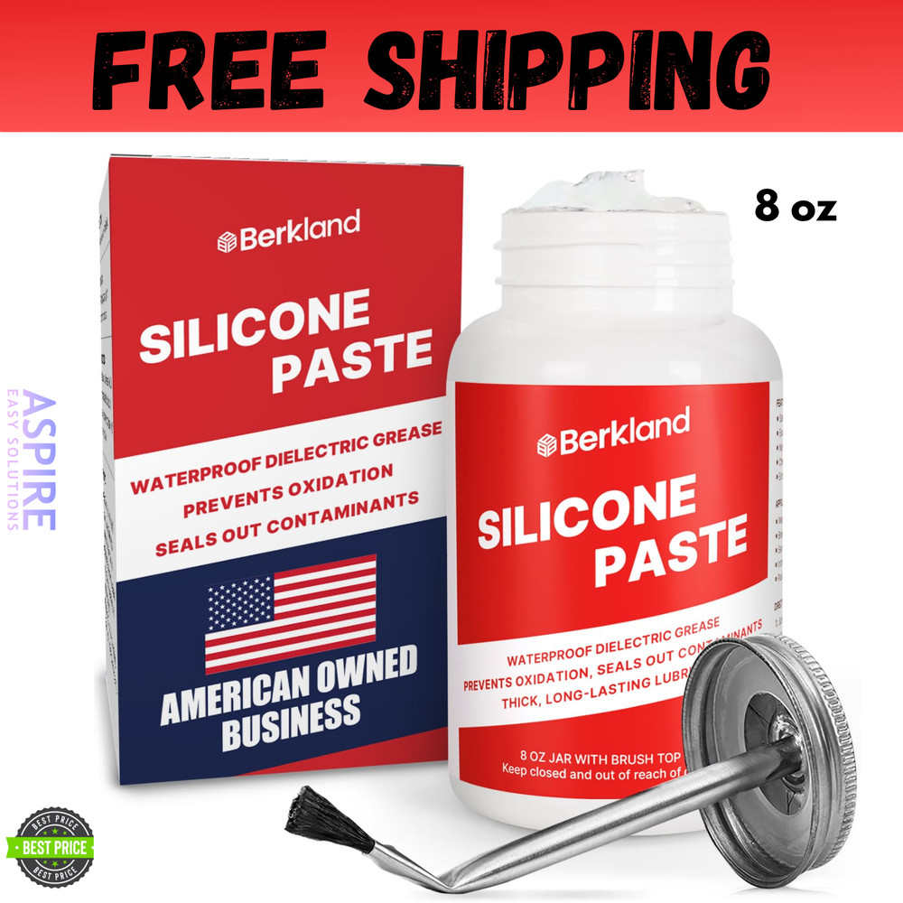 Silicone Paste Waterproof Dielectric Grease for Electrical Connectors, Spark...