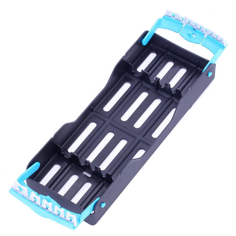 Dental 5 Instruments Sterilization Cassettes Rack Tray Plastic Autoclaveable