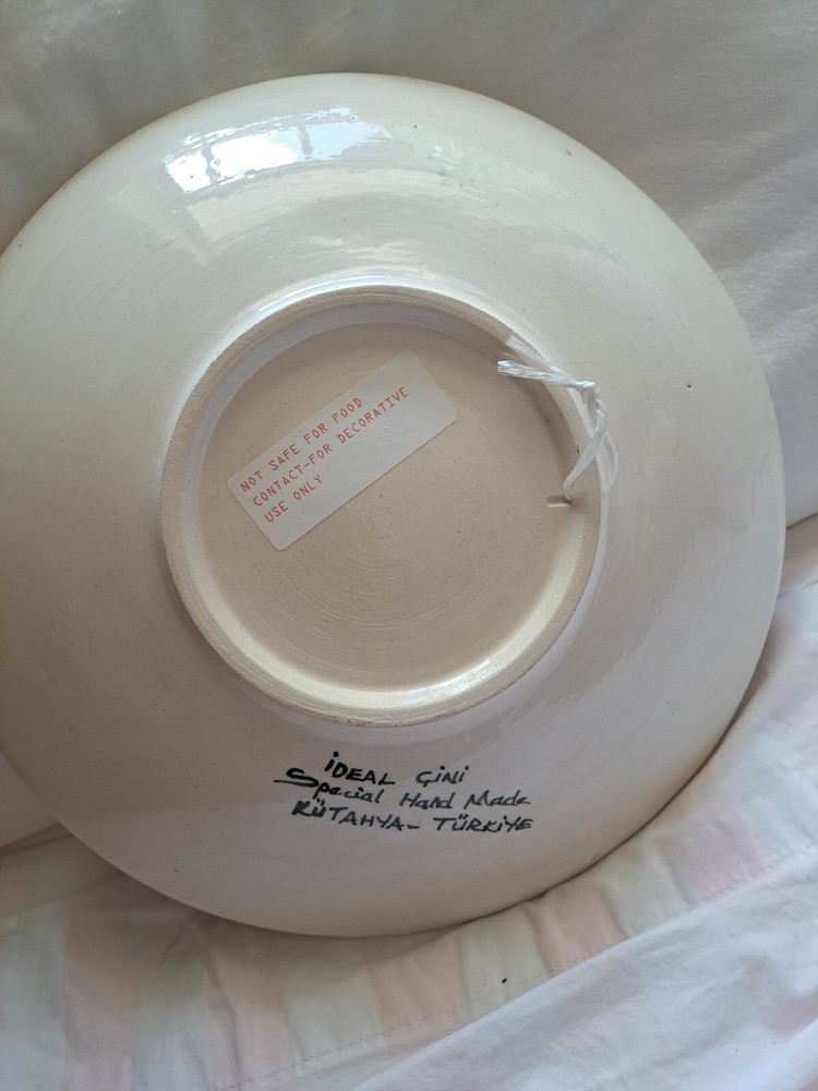 Handmade Kutahya Ceramic Handcrafted