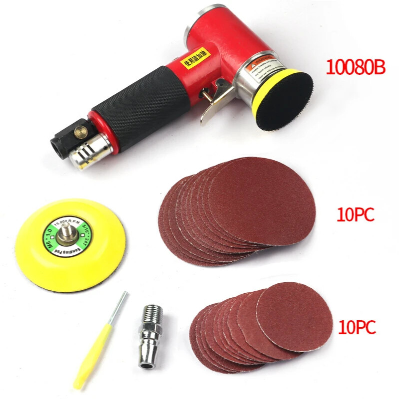 2 /3 Inch Pneumatic Grinding Machine Polishing Partial Core Sandpaper Machine