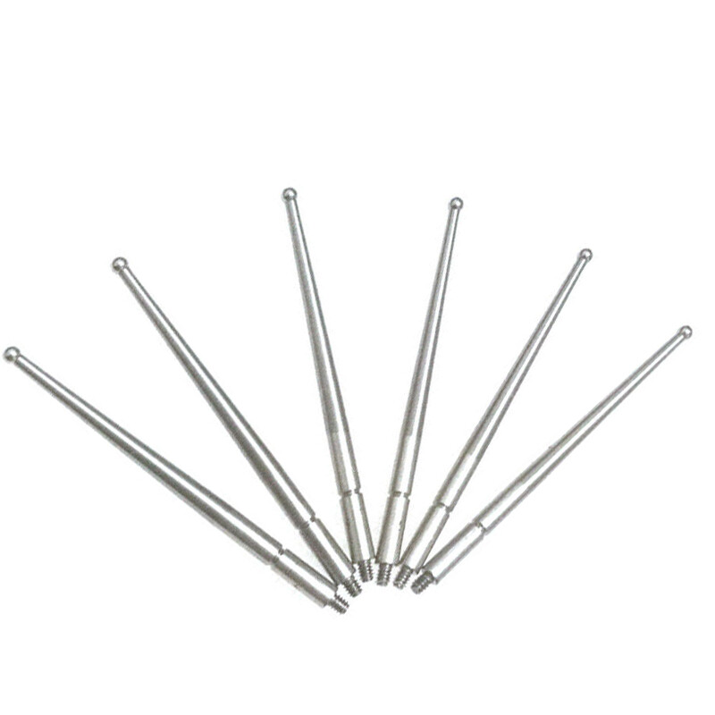 2Pcs Contact Points Dial Test Indicator2mm Carbide Ball Tips Mitutoyo 513-215N