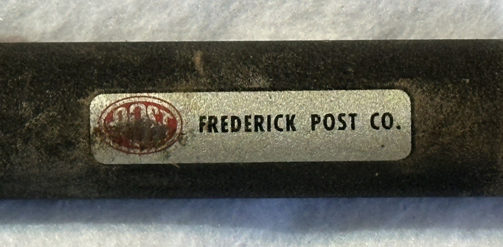 Frederick Post Handheld Bubble Level Survey Transit Scope Monoscope Leather Case