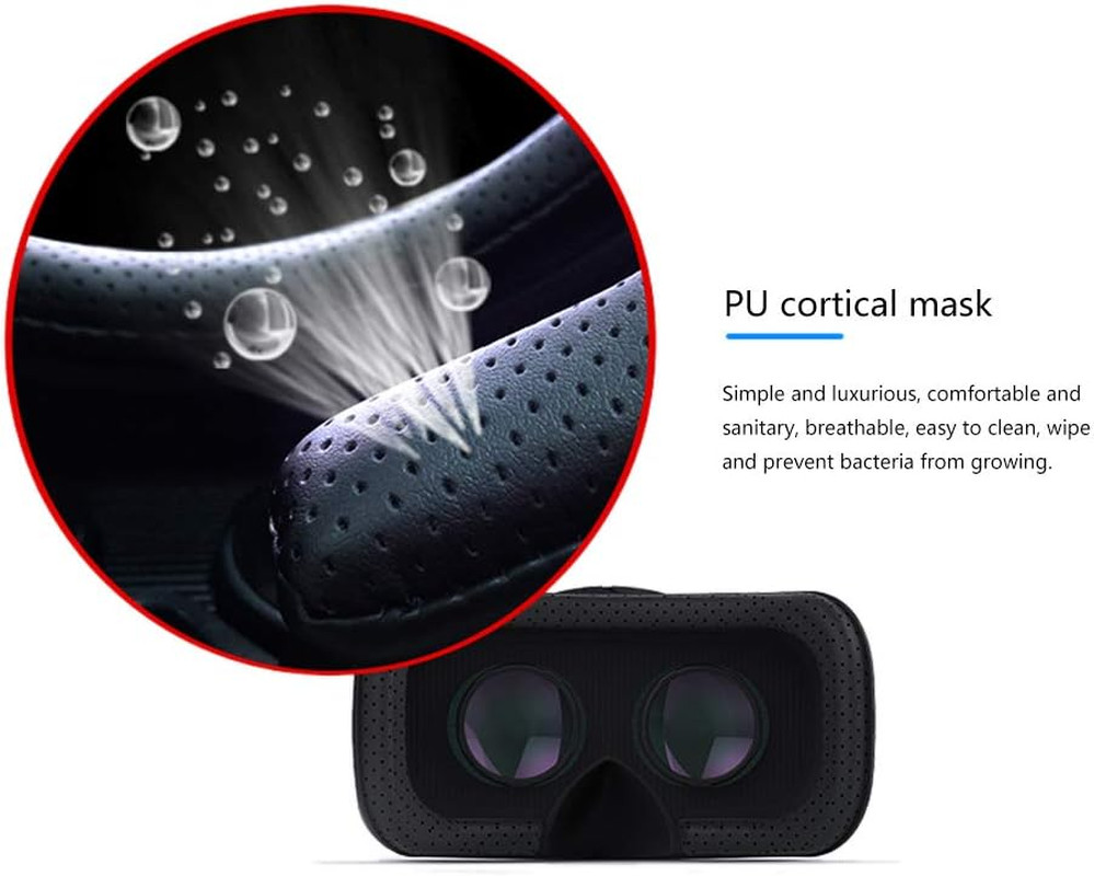 VR Headset with Remote Controller,3D Glasses Virtual Reality Headset for VR Game