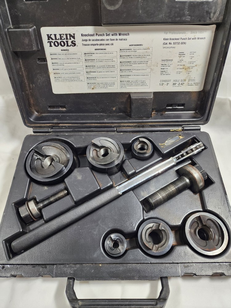 Klein Tools 53732SEN Ratchet Wrench Punch Set