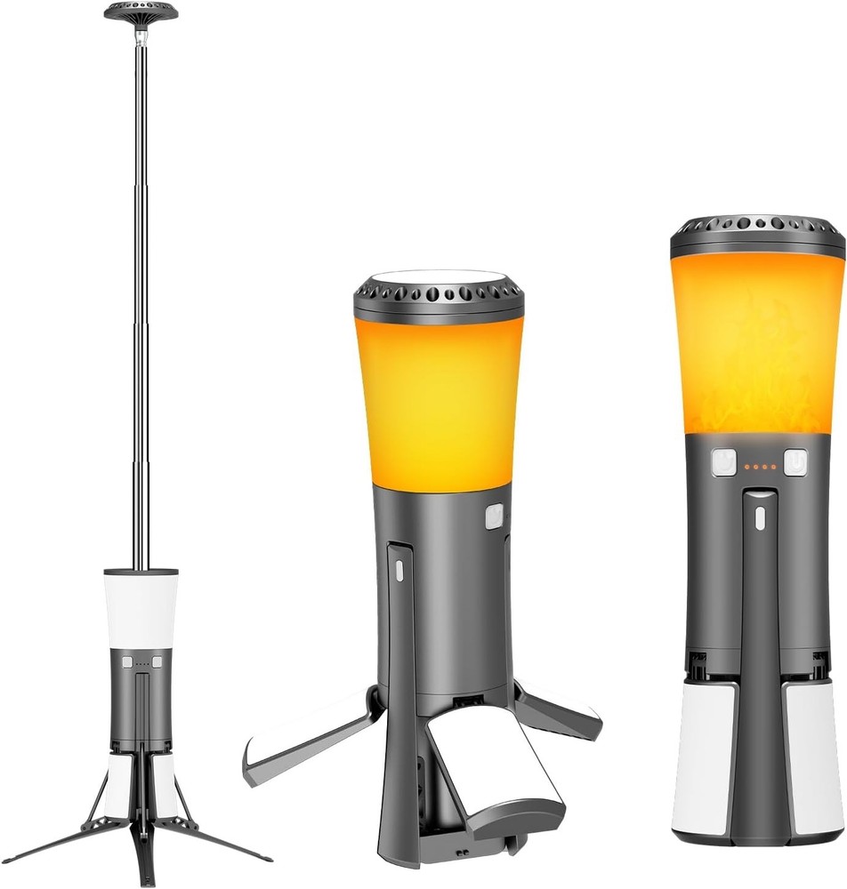 Telescopic Camping Lights Rechargeable Led Work Light with Stand Multifunctio...