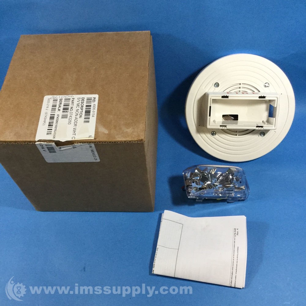 Simplex 4906-9154 Ceiling Speaker Strobe FNOB