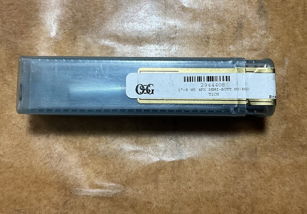 OSG Spiral Flute Tap: 1"-8 Thread Size,
