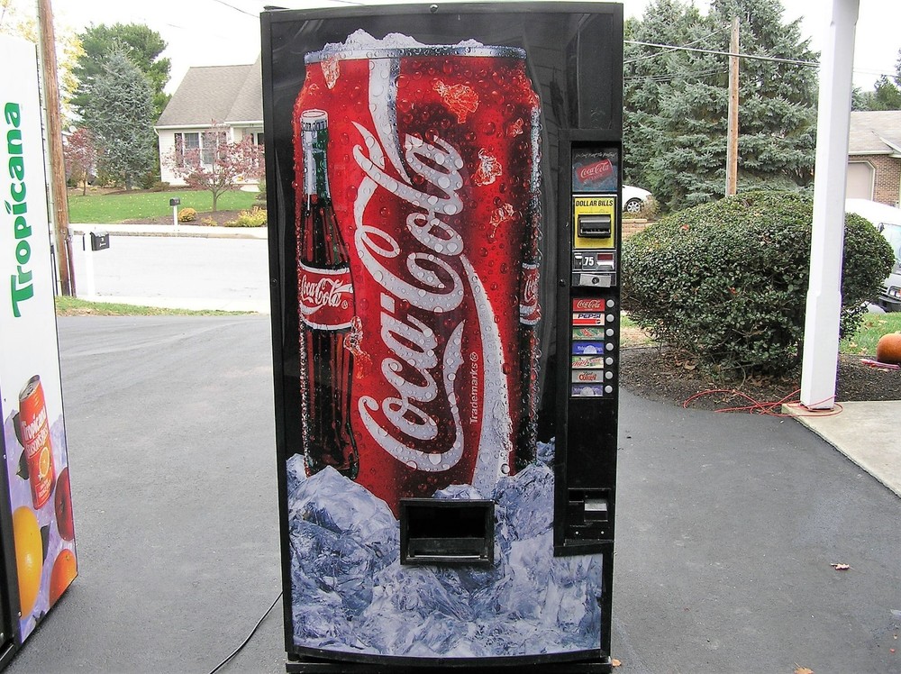 DIXIE NARCO SODA VENDING MACHINE (9) "COKE FRONT" SELECTION BUTTON SPRINGS