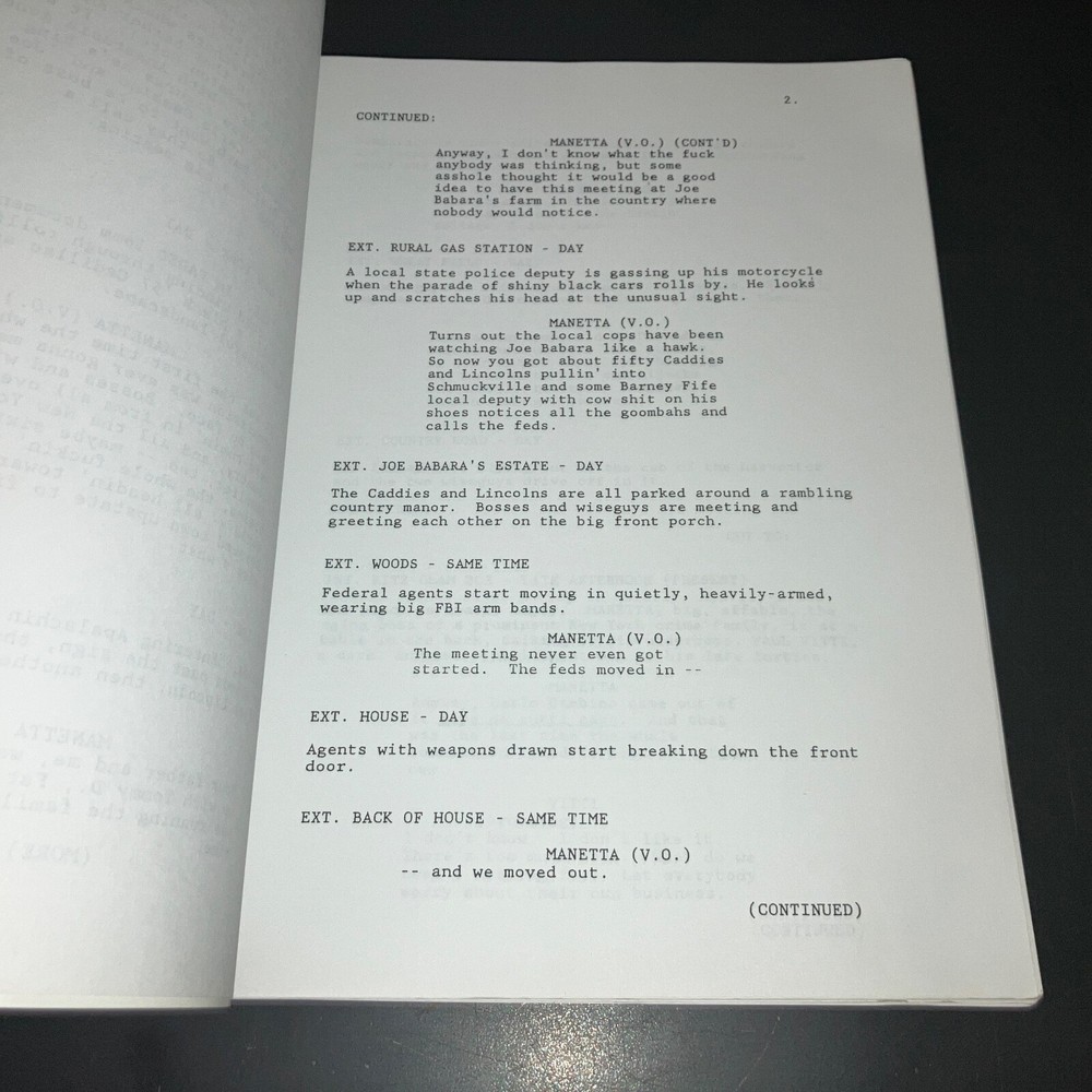 ANALYZE THIS (12/19/97) Agency Covers / 134p Draft + COA!