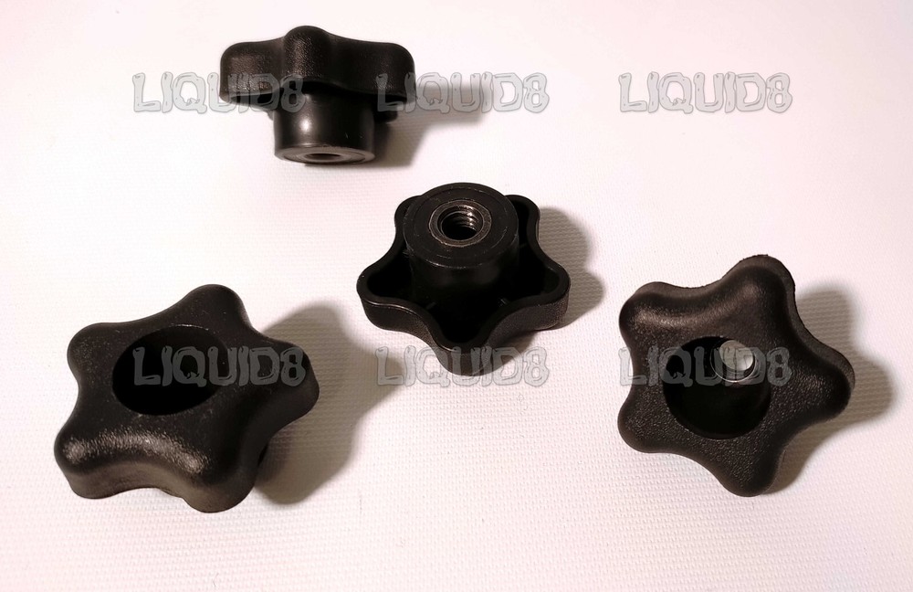 Threaded Knobs 5/16”-18 Female - Steel Threads Clamping Fixture Jig Knobs 4 pack