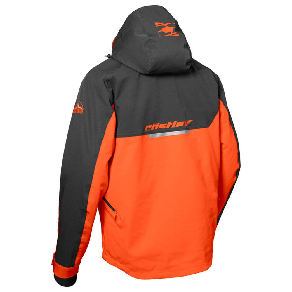 Castle X Flex Snowmobile Jacket - Orange/Charcoal