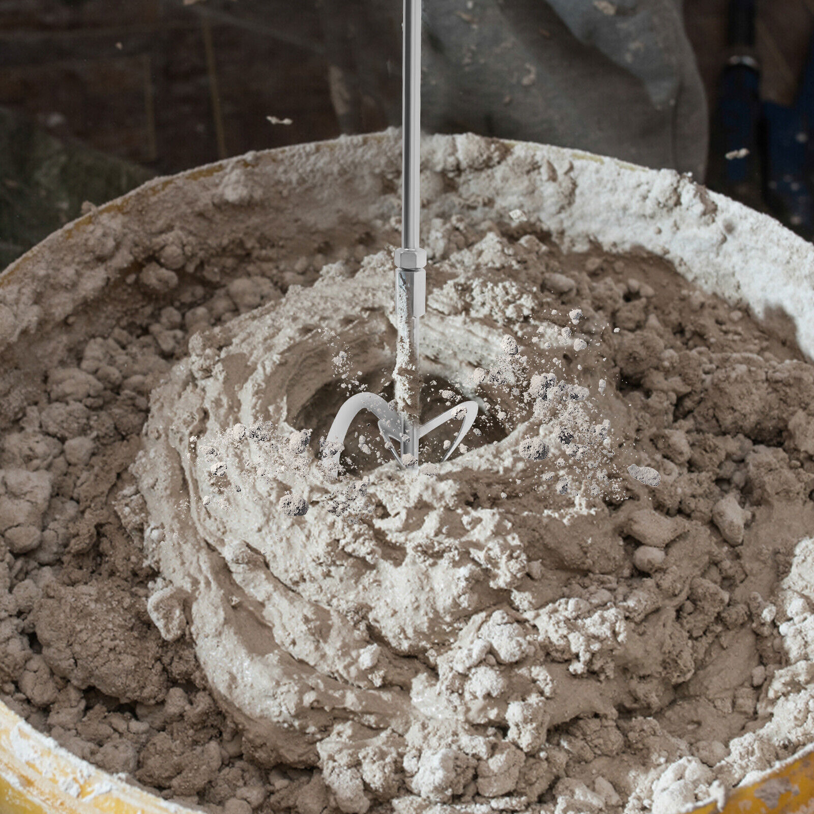 Concrete Cement Mixer Electric Paddle Mixer Plaster Grout Paint Thinset Mortar!