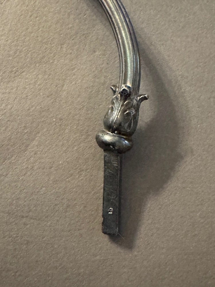 VINTAGE METAL SLIDE IN REPLACEMENT CANDLEABARA ARM (NO GLASS CUP INSERTS)