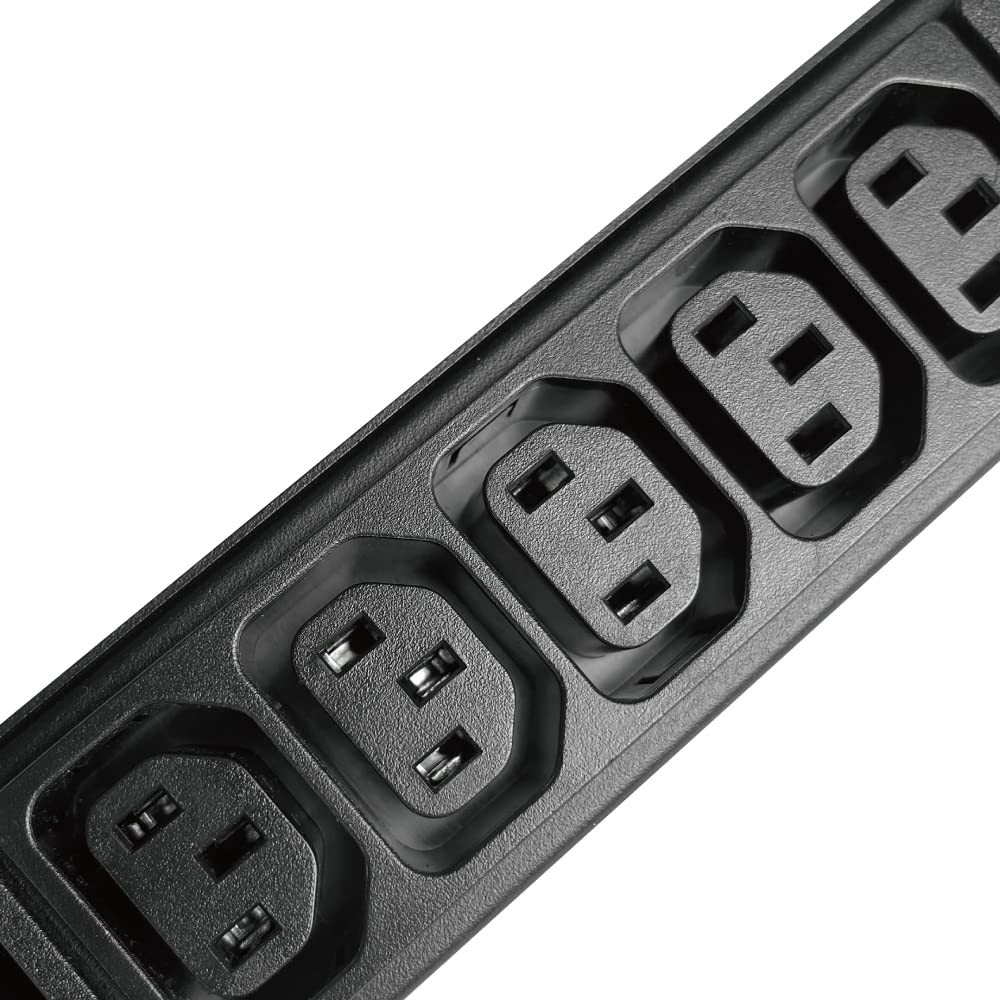 12-Outlet Rack Mount PDU with C13 & C19 Power Distribution Units