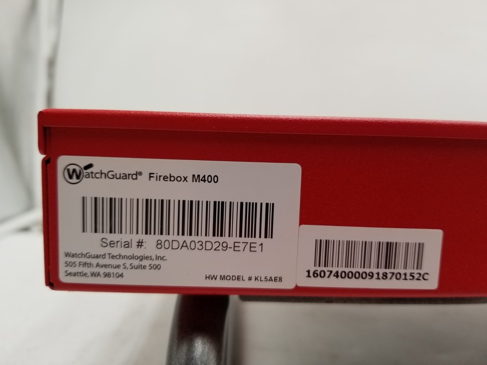 WatchGuard Firebox M400 KL5AE8 Network Security