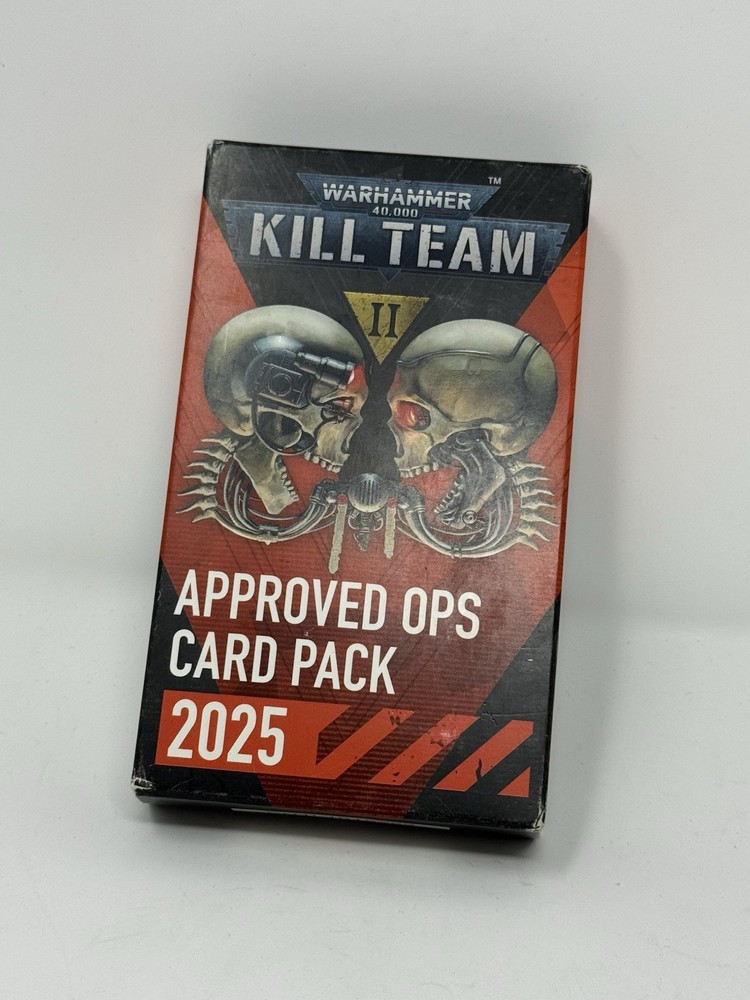 Kill Team approved Ops Card Pack 2025 Warhammer
