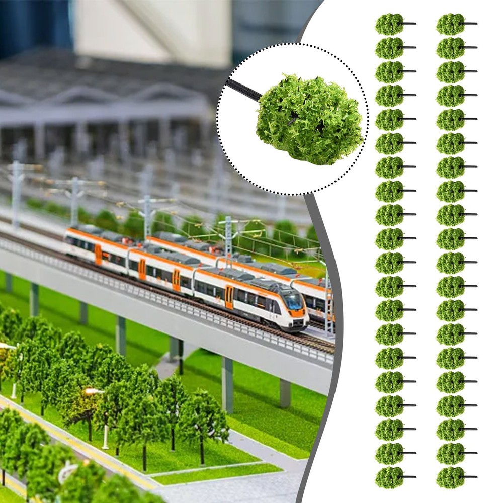 Scenery Model tree Plastic Decoration Accessories Landscape 40Pcs Train Useful