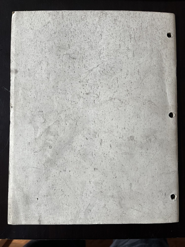 William’s Pinball Solid State Flipper Maintenance Manual 1979 Original