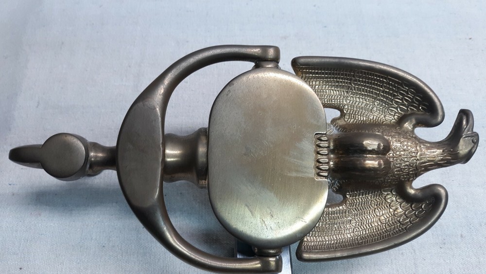 Baldwin Brass Door Knocker Solid Brass 8" Golden Eagle Design Forged W/Hardware