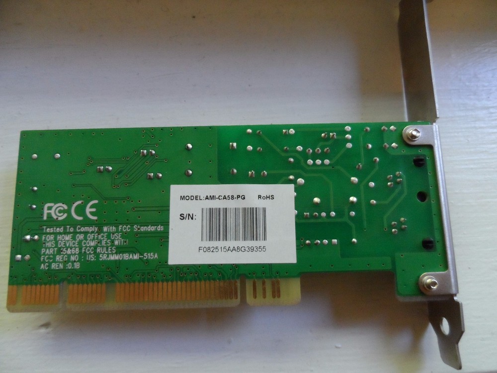 Amigo AMI-CA58 (AMICA58PG) 56 Kbps Network / Modem Combo
