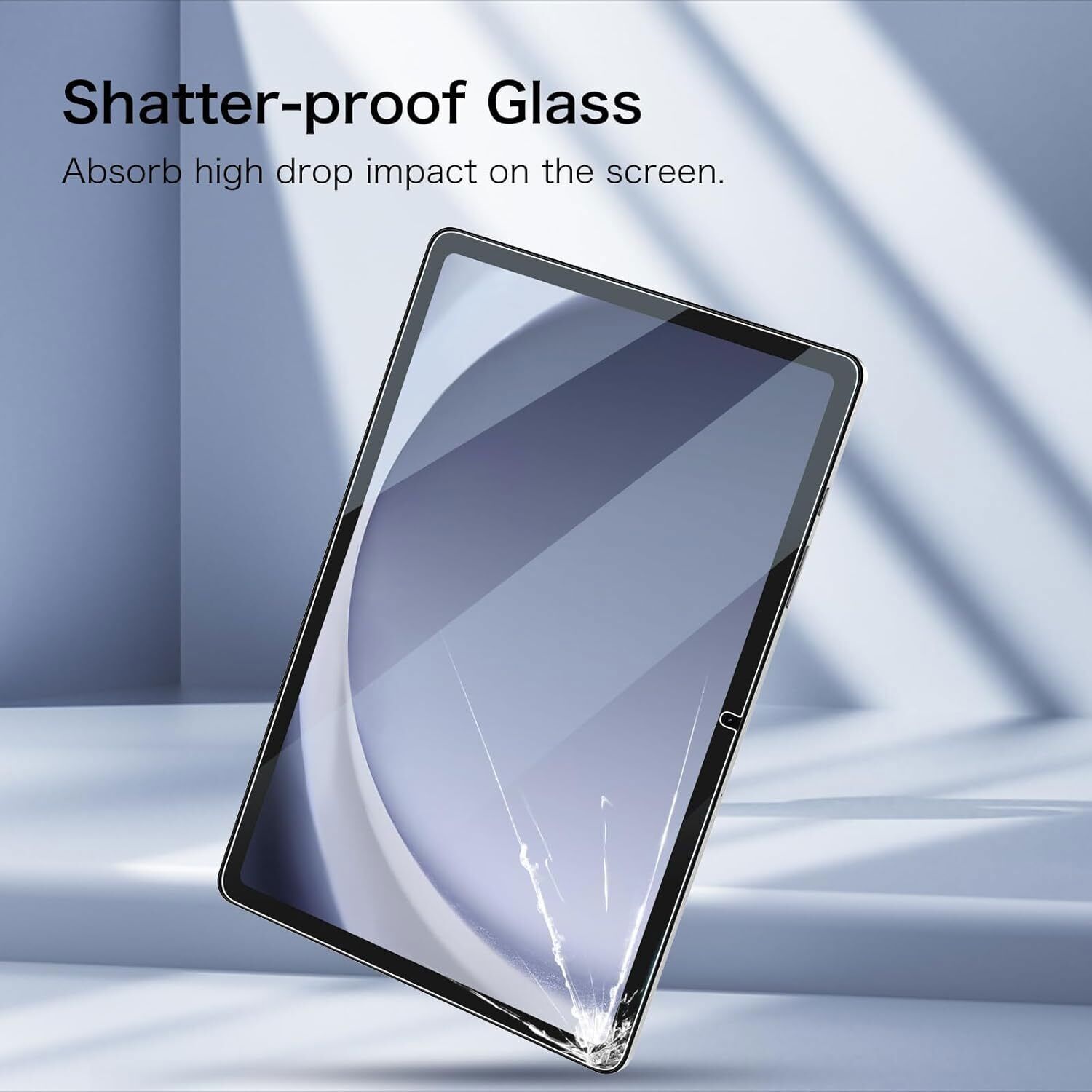 [2 Pack] Tempered Glass Screen Protector for Samsung Galaxy Tab A9+ 11 Inch 2023