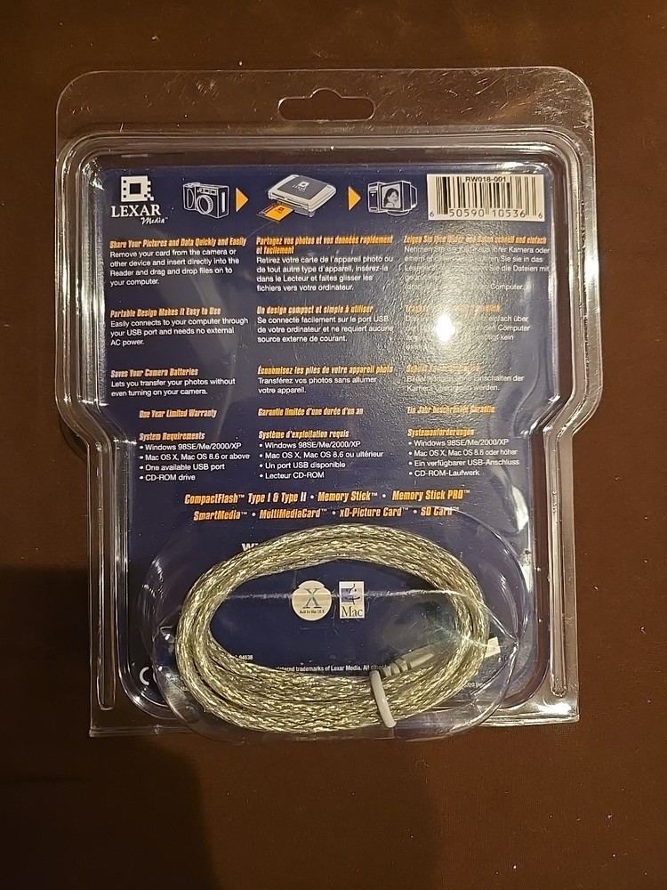 New In Package LEXAR MULTI-CARD READER USB