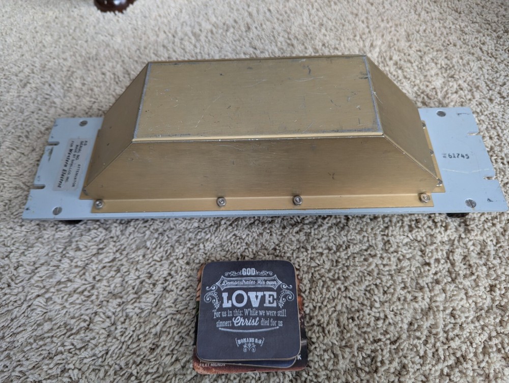 WESTERN ELECTRIC RACK MOUNT STEP ATTENUATOR-75 Ohm