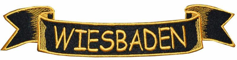 Large back patch patch Wiesbaden many colors (238)