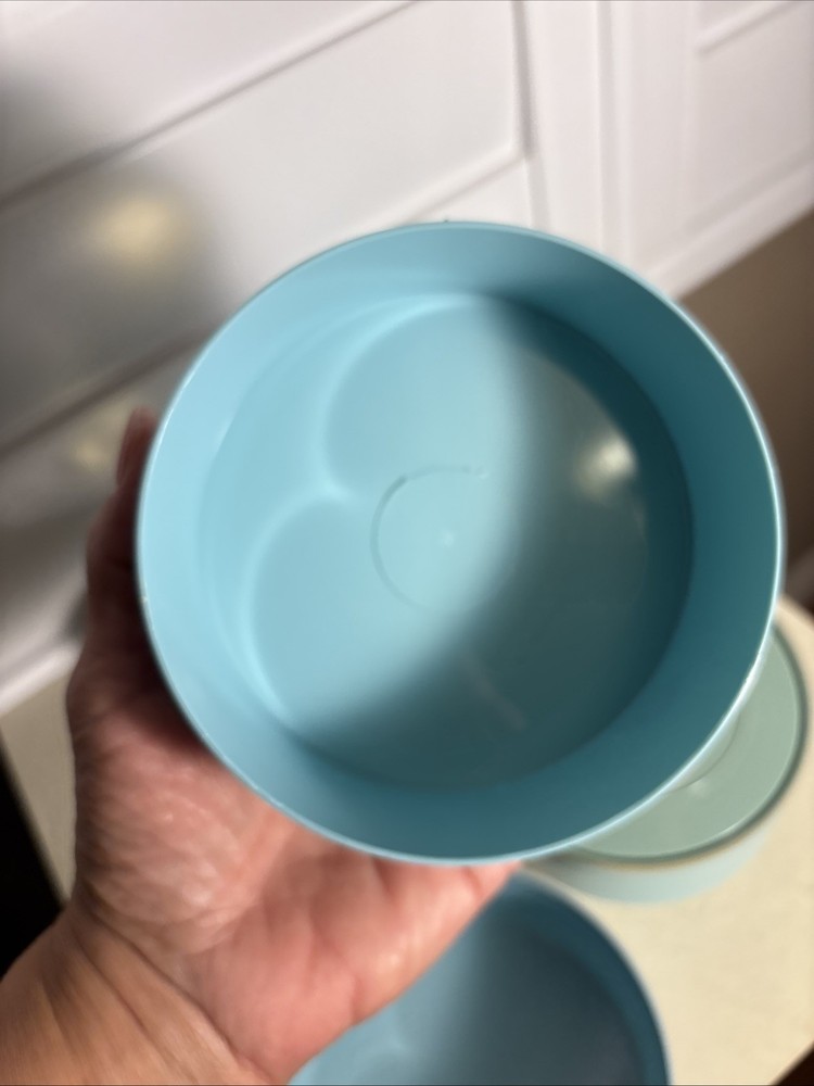 5 Five Elizabeth Arden Blue Grass Dusting Powder Empty Container 1934 Plastic