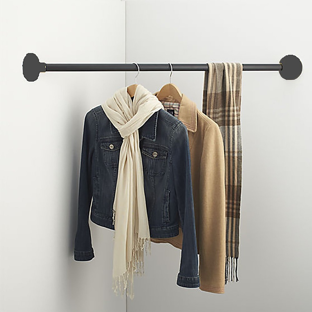 43" Iron Wardrobe Assistant Corner Hanging B