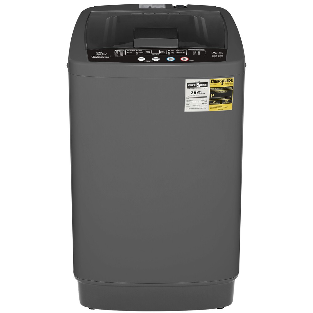 Portable Compact Laundry Washer Full-Automatic LED Display 17.8/13.5lbs Compact