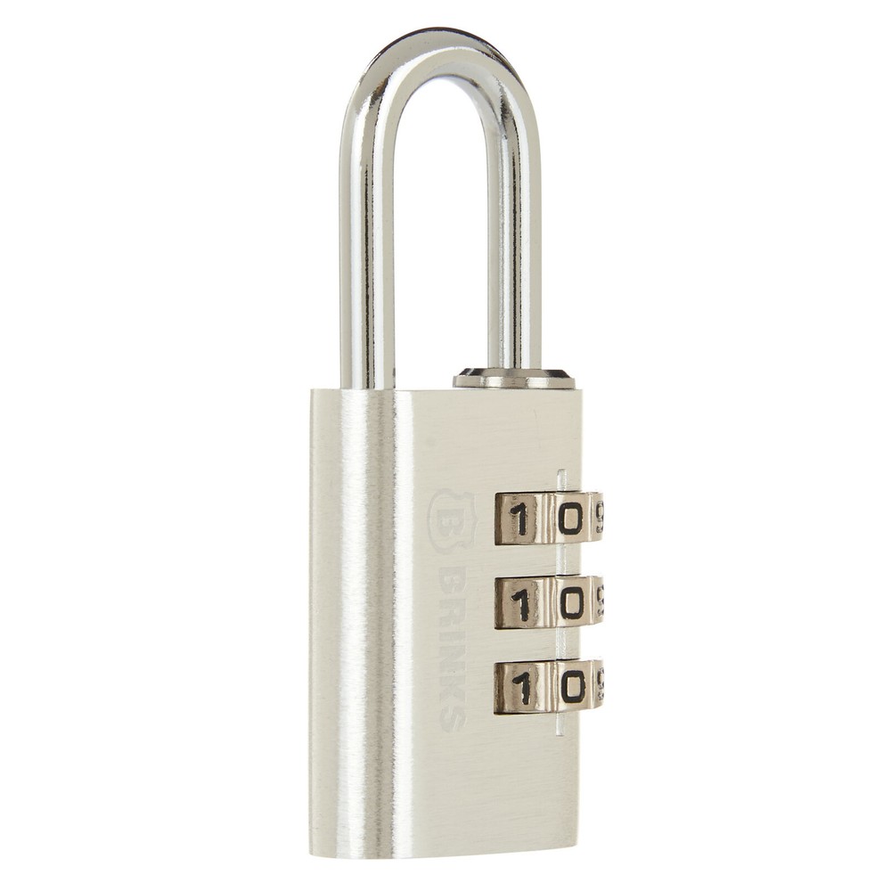 Brink's COMBO 3-DIAL COMBINATION RESETTABLE PADLOCK 30mm STANDARD SECURITY HQ
