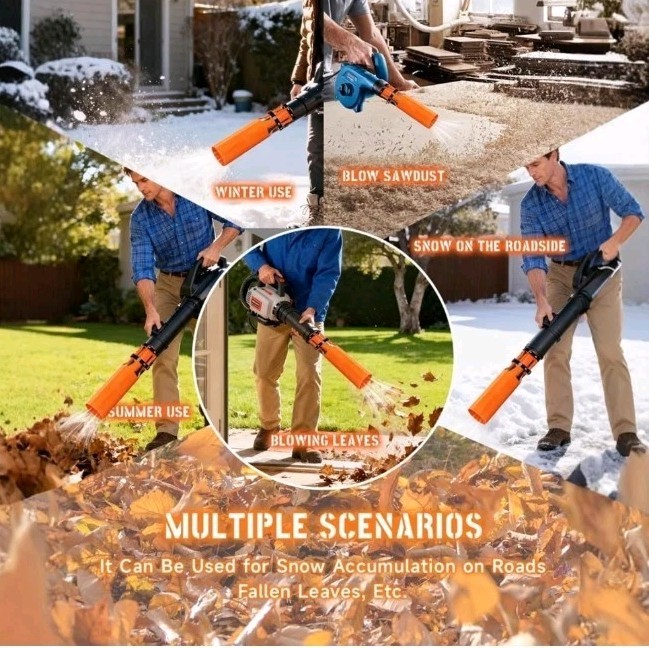 2 Pack Leaf Blower Air Booster, Universal High-Speed Cyclone Nozzle...