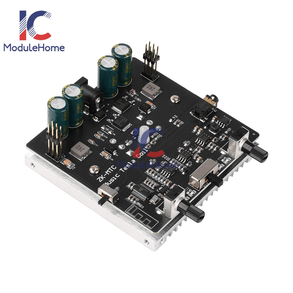 MTC Dual-Mode Music Tesla Coil Artificial Lightning Touchable Bluetooth Decoding