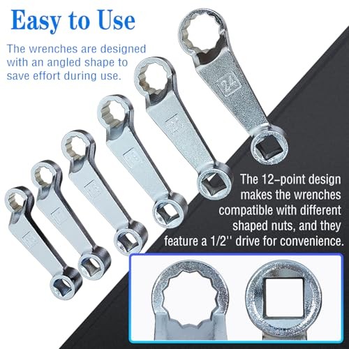 Engine Motor Mount Socket Rear Camber Adjusting Wrench Suitable for Most 6PCS