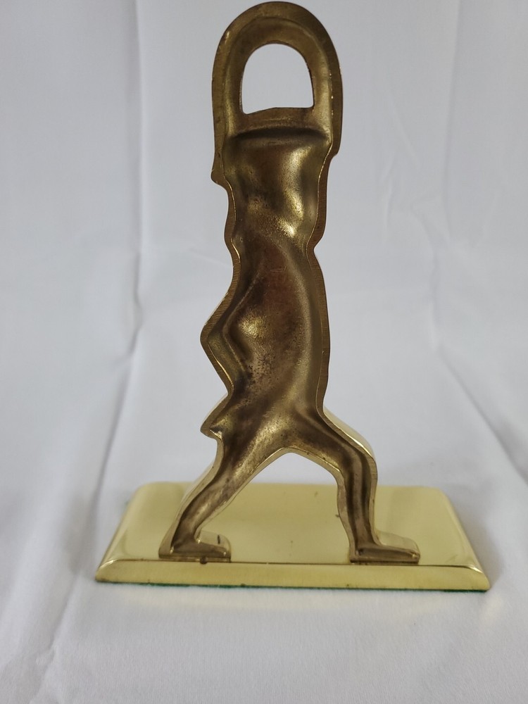 Baldwin ? Solid Brass Marching Hessian Soldier Doorstop - FREE SHIPPING