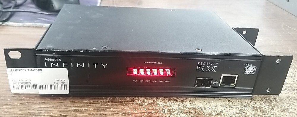 ADDER ALIF1002R INFINITY RX Receiver. *READ⬇️*