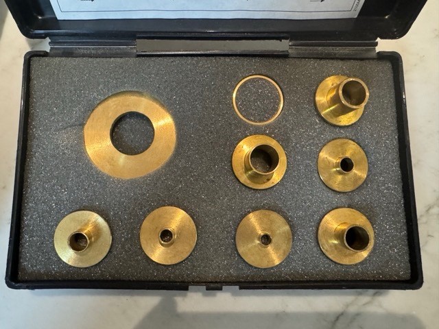 Freud FT2020 Router Template Guide Kit Brass