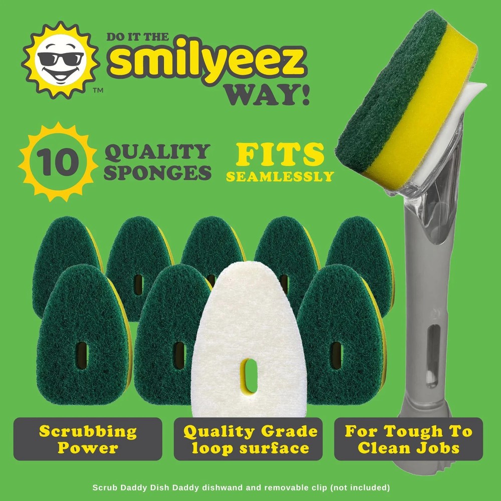 Smilyeez Heavy Duty Refill for use with Dish Daddy® (10 Pack)