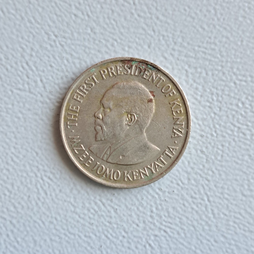 1974 Kenya 50 Cent Coin (Very Nice)