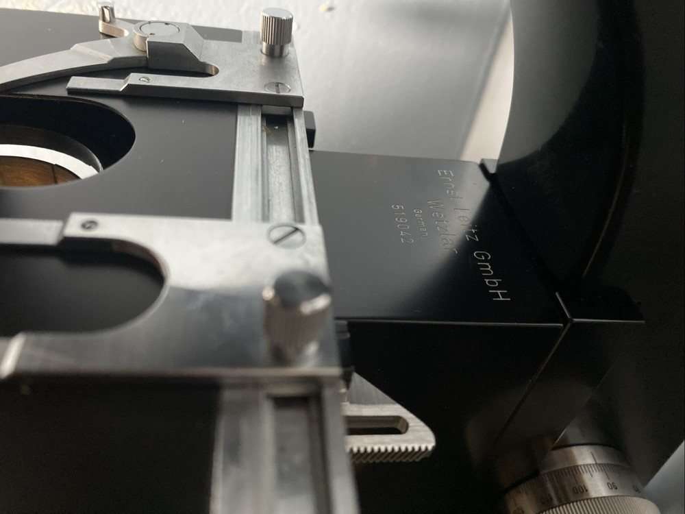 Vintage Leitz Wetzlar Student Microscope w/ 4 Objectives & Brightfield Condensor