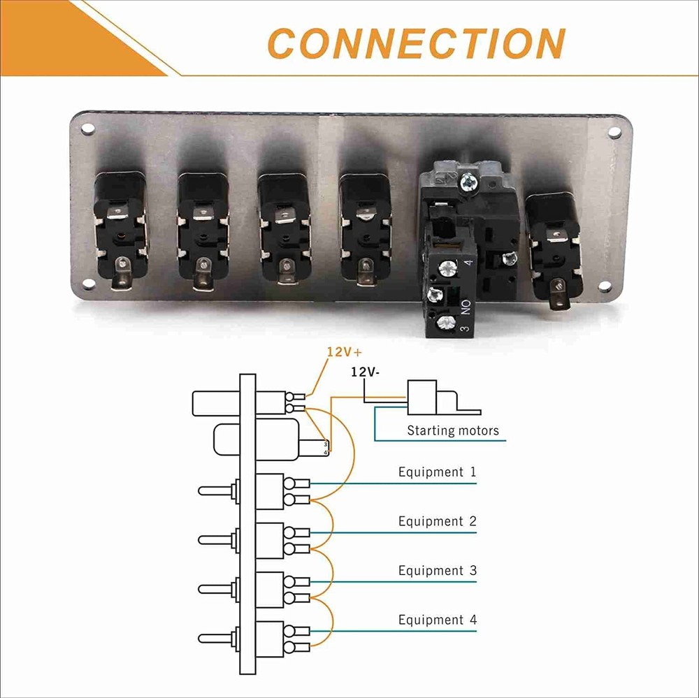 Carbon Ignition Switch Panel Engine Start Push Button LED 12V Toggle Racing Car