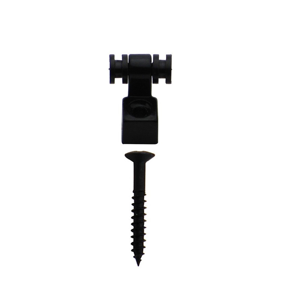 2PC Black Electric Guitar Roller String Trees String Guides Retainers & Screws
