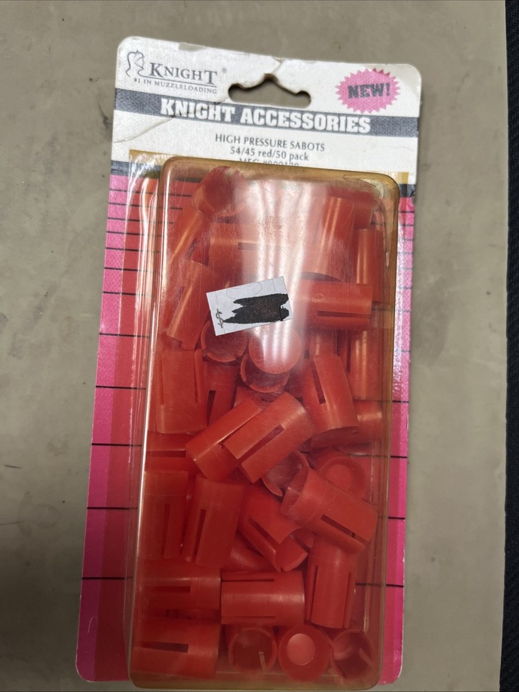 KNIGHT.   Sabots Muzzle Loader .54 cal. ….50 in the pack