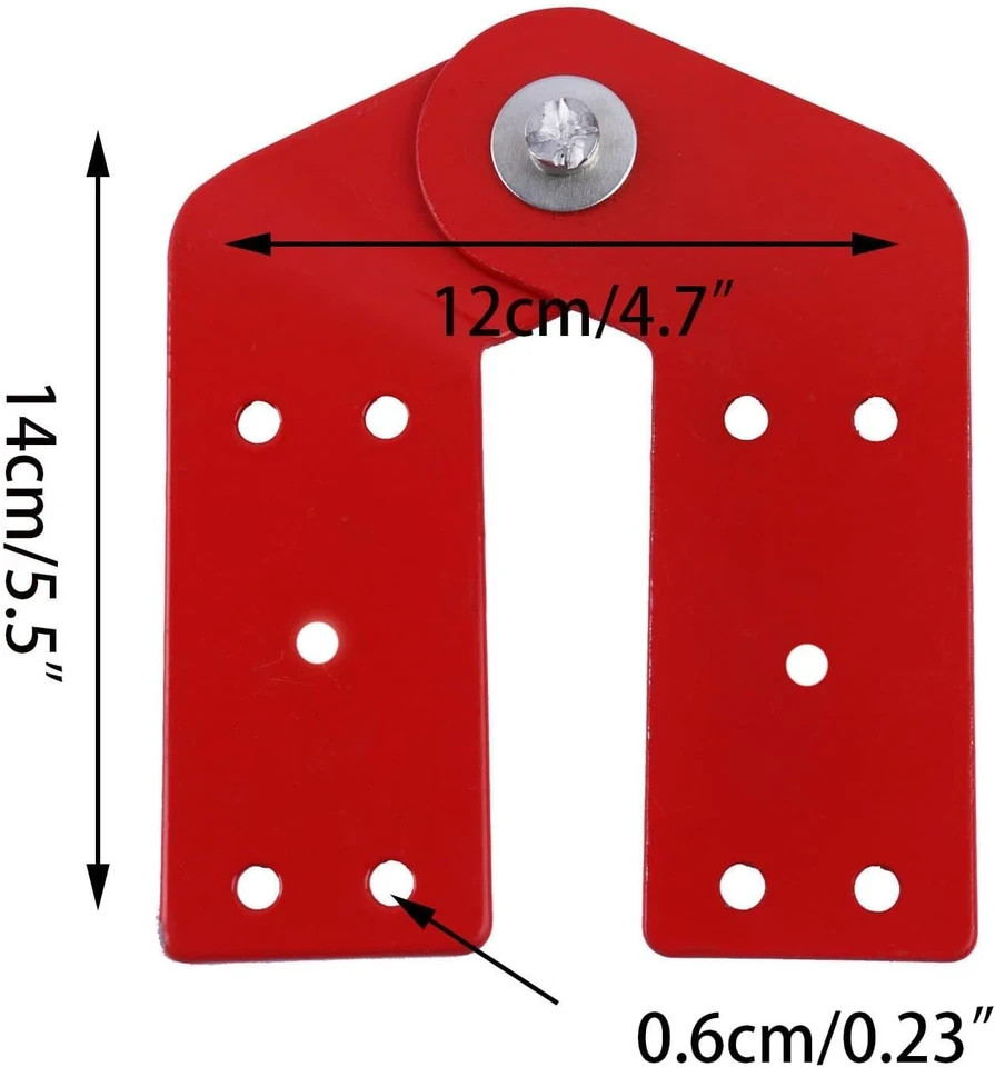 2Pcs Attic Ladder Hinge Pull Down Stair Parts Replacement Kit